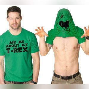 Ask Me About My T-Rex Tee